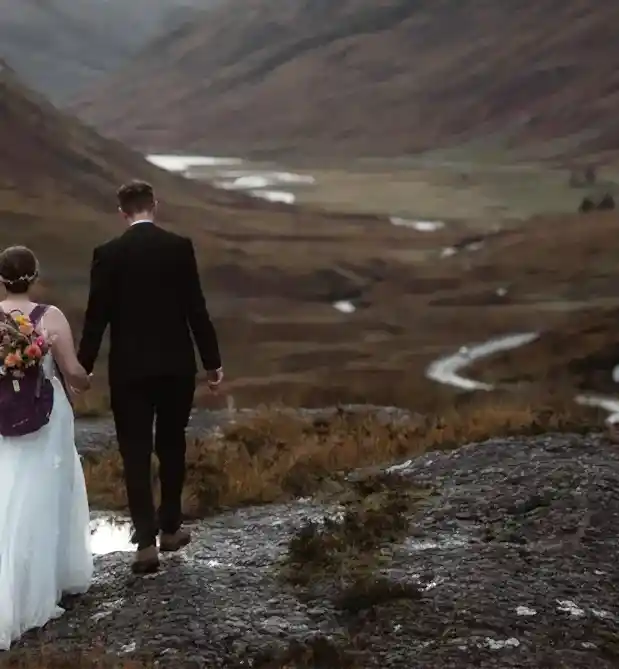 Eloping in Scotland, Hannah and Peter’s intimate wedding
