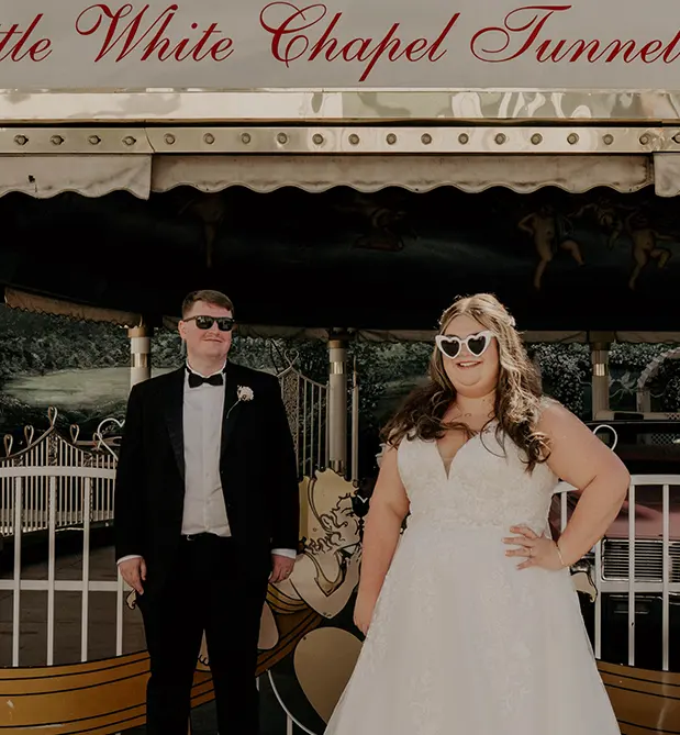 Billie and Jack’s fabulous Vegas wedding